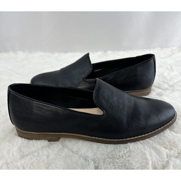 Michael Michael Shannon Womens 10 Sherrill Slip On Loafers Flats 103650 Black - Picture 6 of 8